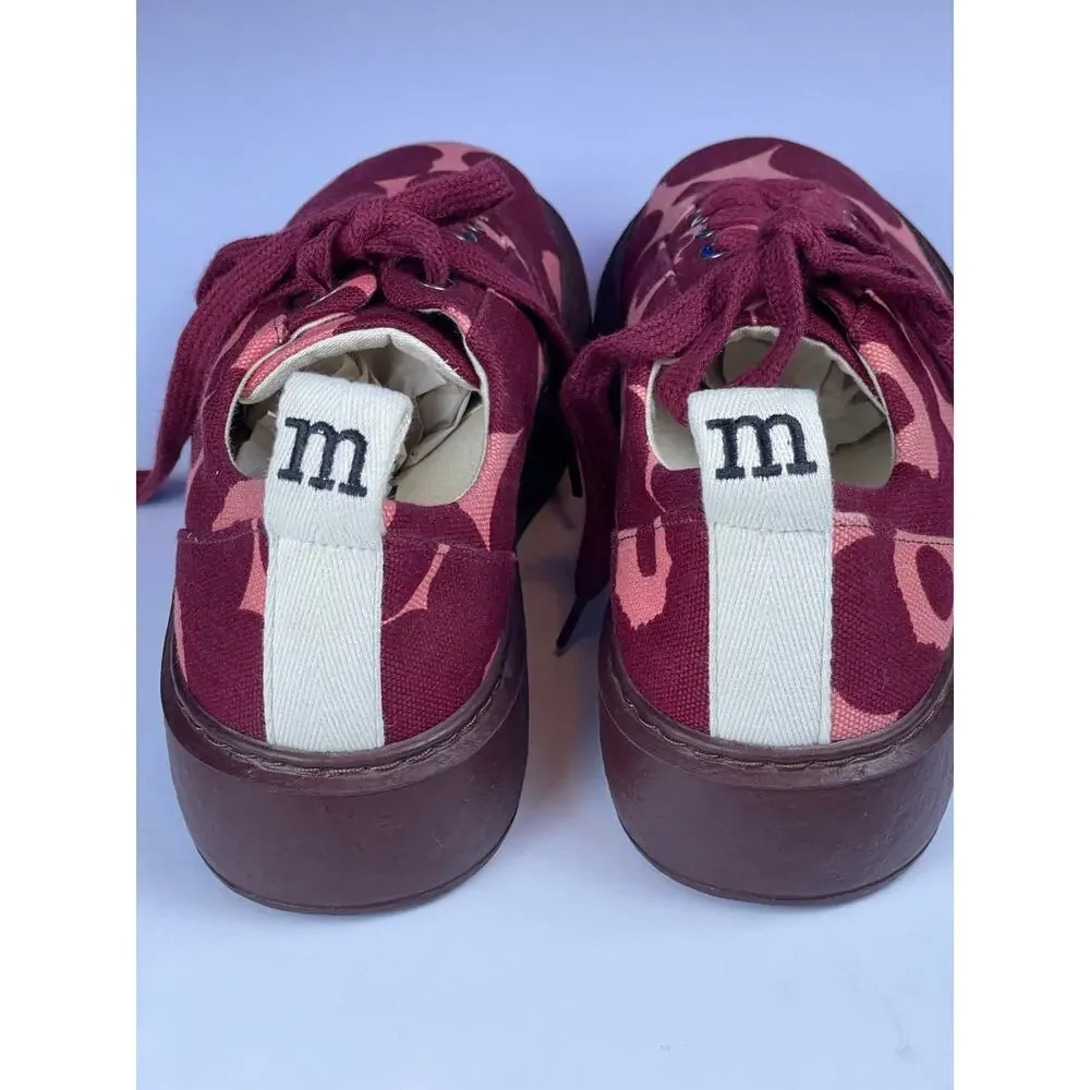 Marimekko Niittyheinikossa Mini Unikko women’s sneakers size 39 red poppy Laceup